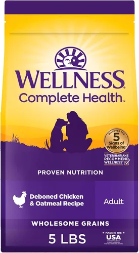 Miniatura 10 de Wellness Complete Health - Alimento seco para perros con granos, ingredientes naturales, fabricado en Estados Unidos con carne real, todas