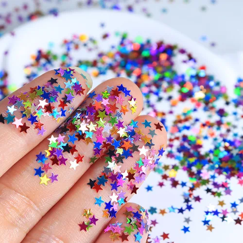 Miniatura 8 de Lentejuelas de uñas con purpurina de otoño, hojas de arce, copos de purpurina holográfica, hojas de arce holográficas, purpurina para uñas, diseño