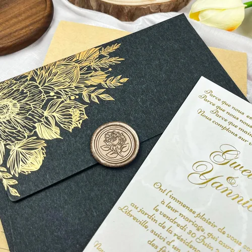 Miniatura 4 de 25 calcomanías para sellos de cera, hechas a mano, autoadhesivas, para invitaciones de bodas, sobres, envoltura de regalo, Navidad