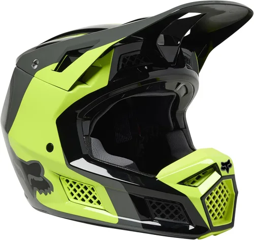 Miniatura 7 de Fox Racing Casco Unisex V3 RS para Motocross y Bicicleta de Tierra, Negro/Blanco/Naranja, Pequeño