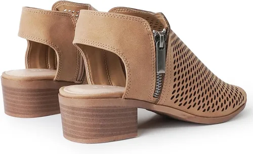 Miniatura 4 de J. Adams Botines Tracy para mujer - Botines de tacón bajo con puntera abierta