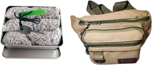 Miniatura 13 de Kit de iniciación de fuego con magnesio y varilla ferro – Equipo de supervivencia de emergencia con 12 bolsas de magnesio 99% puro + Bolsa