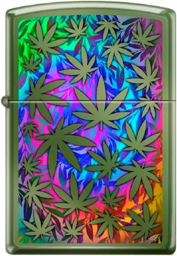 Miniatura 6 de Zippo Encendedor - Mensaje personalizado grabado en la parte trasera de la colección de humo de hojas a prueba de viento