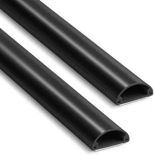 Miniatura 23 de ZhiYo Ocultador de cable de 39 pulgadas (3 piezas de 13 pulgadas de largo cada una), para 1-2 cables, cubiertas de cable autoadhesivas para cables