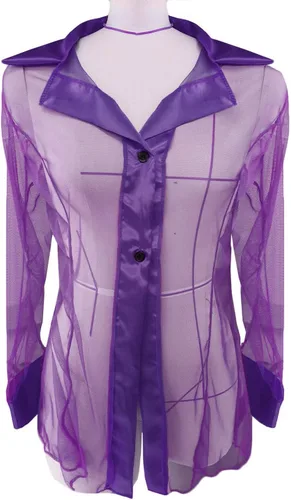 Miniatura 4 de Lencería sexy para mujer para sexo travieso encaje camisola babydoll tops camisas de manga larga para mujer vestido pijama transparente