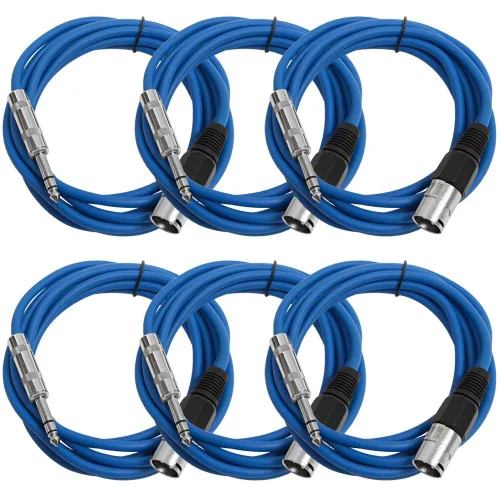 Miniatura 15 de Seismic Audio SATRXL-M2Black6 - Cable de conexión XLR macho a TRS de 2 pies, color negro
