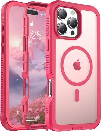 Miniatura 84 de jaroco - Funda magnética compatible con MagSafe para iPhone 11 de 6.1 pulgadas; protección de grado militar contra caídas, de doble capa