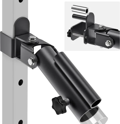Miniatura 12 de Kipika Accesorio de estante de potencia para orificios de 5/8" y 1" - Equipo de gimnasio para casa resistente para estante de sentadillas de 2x2
