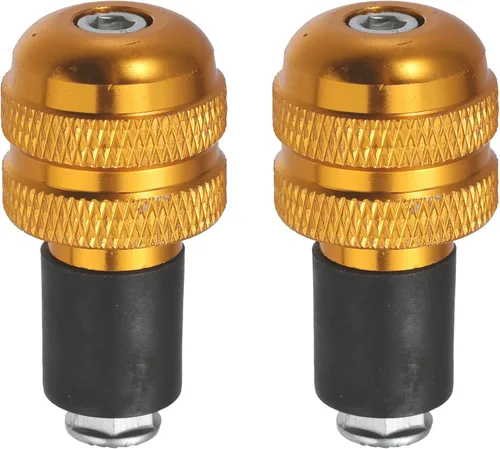 Miniatura 7 de X AUTOHAUX 1 par 7/8 "0.866 in motocicleta manillar extremo agarres barra extremos tapón tapón para motocicleta Negro