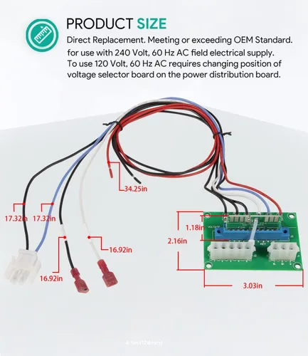 Miniatura 6 de Reemplazo del PWB de la placa de circuito de distribución de energía R0458100 para los calentadores Jandy del zodiaco JXI 200, 260, 400, LXI 250