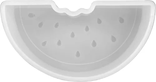 Molde de silicona Freshie para rebanadas de sandía, tamaño 4 pulgadas de ancho x 2 pulgadas de largo x 1 pulgada de profundidad, sandía mordida,