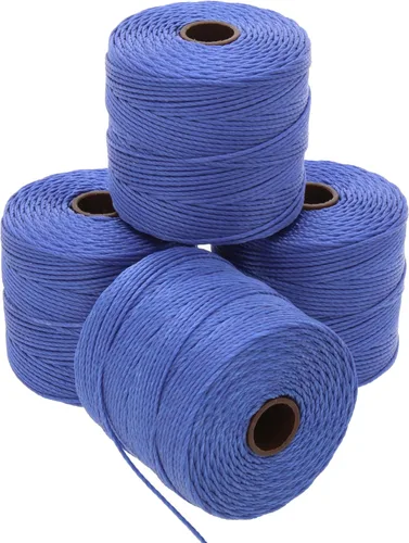 Miniatura 57 de The Beadsmith S-Lon Cordón para Cuentas – Cordón de Nylon Torcido de 0.5 mm para Ensartar, Paquete de 4, Mezcla de Neutrales Fríos, TEX210, 77