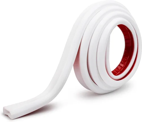 Miniatura 2 de Cable oculto de TV – Cubierta flexible para cable de pared de diseño delgado, canaleta de cable de silicona – Autoadhesivo, diseño cortado a medida