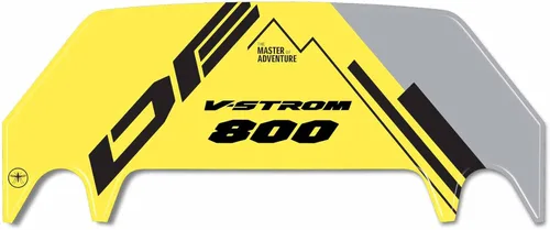 Miniatura 2 de labelbike - Adhesivo 3D para parabrisas de motocicleta, protección y decoración de área en resina compatible con Suzuki V-Strom 800DE 2023