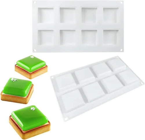 Miniatura 13 de Molde de silicona para hornear pasteles, moldes de jabón, moldes de silicona en forma de flor para molde de postre francés casero para pastelería
