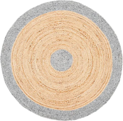Miniatura 19 de SAFAVIEH Braided Collection BRD910B - Alfombra redonda de yute reversible de 3 pies, color beige y natural, hecha a mano