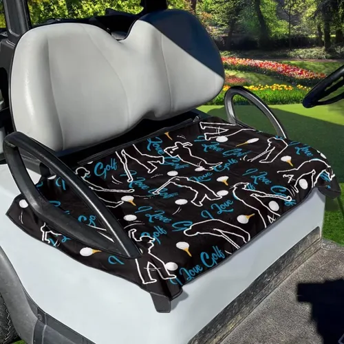 Miniatura 17 de Yewattles Universal personalizado carrito de golf cubierta de asiento de verano al aire libre Anti-caliente Club Coche Coche Manta Green Lawn Golf