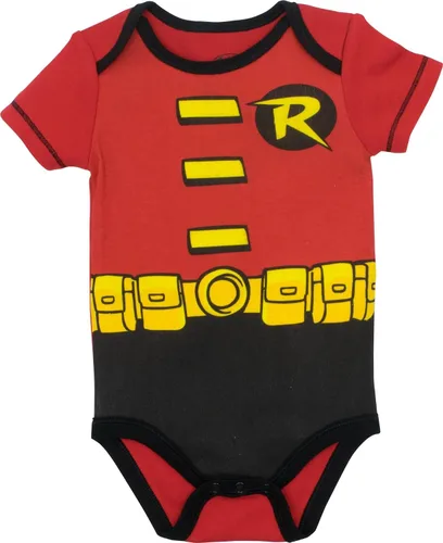 Miniatura 3 de WARNER BROS DC Comics Justice League Batman Robin Riddler Joker Baby 5 Pack Bodysuits Newborn to Infant