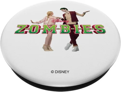 Miniatura 2 de Disney Zombies Addison and Zed Love PopSockets - Agarre y soporte para teléfonos y tabletas, Negro