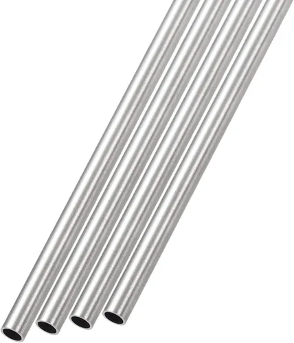 Miniatura 18 de METALLIXITY Tubo de acero inoxidable 304 (0.039 in de diámetro x 0.006 in de alto x 11.811 in de largo), 4 piezas, tubo recto, para muebles