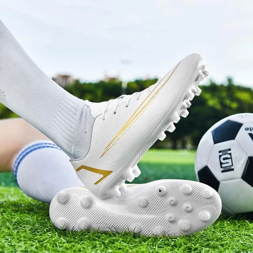 Miniatura 5 de Niber Tenis de fútbol unisex AG para entrenamiento juvenil en interiores tenis de fútbol atlético equipo de fútbol TF 22zn-cd-awhite 4 niños grandes