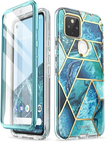 Miniatura 7 de i-Blason Cosmo Series - Funda para Google Pixel 5a 5G de 6.34 pulgadas (2021), funda protectora delgada de cuerpo completo con protector de pantalla