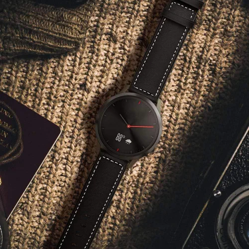 Miniatura 6 de Correas de reloj de 0.866 pulgadas compatibles con Fossil Gen 6/5E de 1.732 pulgadas, silicona y cuero, correa deportiva de repuesto + correa