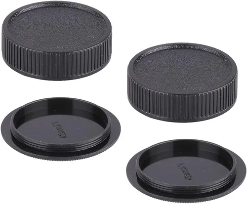 Tapa del cuerpo de la cámara M42 y cubierta de lente trasera compatible con lente Carl Zeiss JENA Flektogon 1.378 in F2.4, compatible con lente