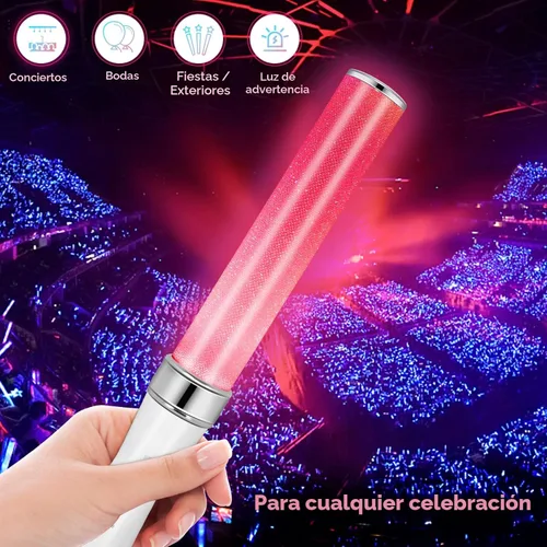 Miniatura 3 de Varillas incandescentes LED reutilizables (paquete de 2) con 15 modos multicolor, manual y automático, equipados con barras LED alimentadas por