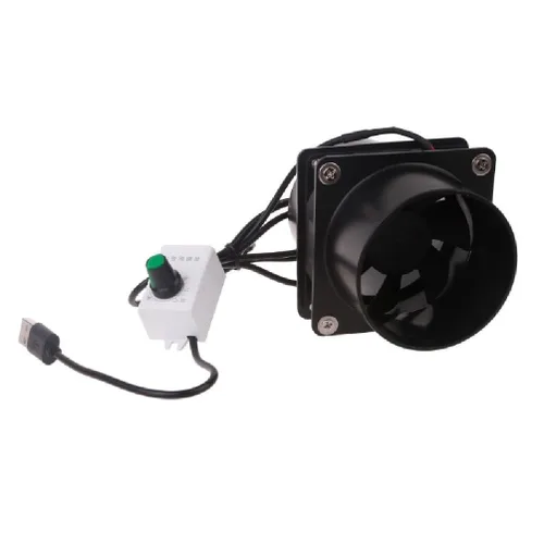 USB de velocidad ajustable de soldadura de humo extractor de humos ESD ventilador de tubo de tubo Exhuast ventilador con ventilador de ventilación