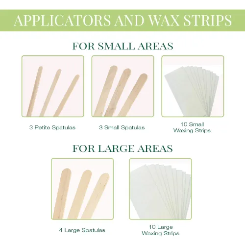 Miniatura 2 de Clean + Easy Kit de microondas sensible para cara y cuerpo, esencial de depilación todo en uno para tratamiento de depilación de cuerpo completo