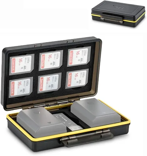 Miniatura 10 de JJC Estuche de almacenamiento de batería para cámara y XQD CFexpress tipo B tarjetero para Nikon EN-EL15 EN-EL15a EN-EL15b EN-EL14 en Nikon Z9 Z7 Z6
