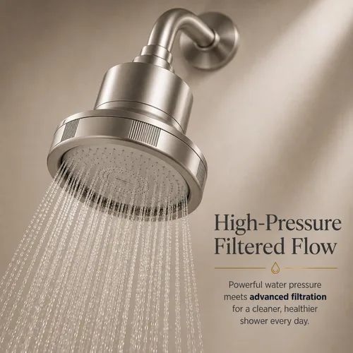 Miniatura 8 de Cabezal de ducha filtrado para agua dura, cabezal de ducha de alta presión con filtro de 20 etapas, elimina el cloro y los metales pesados, mejora