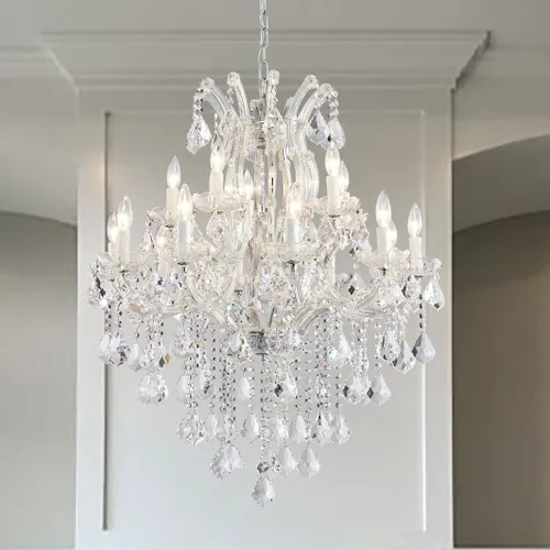 Miniatura 15 de Candelabros modernos de cristal para comedor, pequeños cristales para dormitorio, comedor, pasillo, isla de cocina, baño, armario