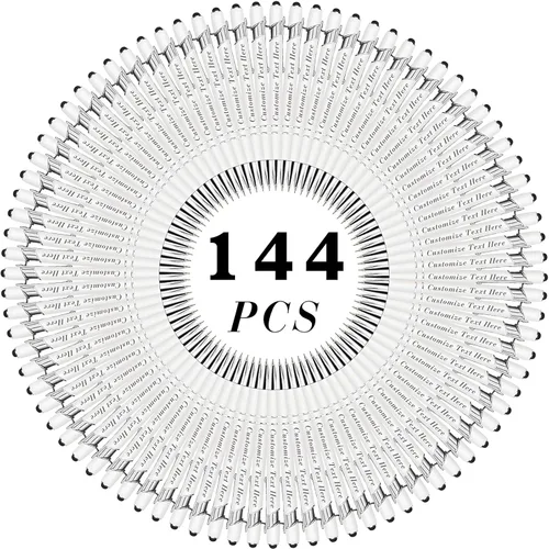 Miniatura 148 de Bolígrafos personalizados a granel con punta de lápiz capacitivo, 12 bolígrafos personalizados con logotipo de mensaje con nombre, bolígrafos