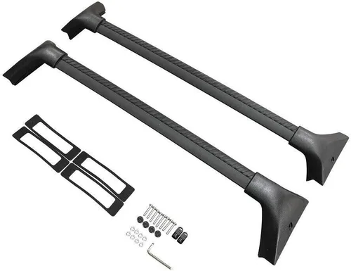 Miniatura 3 de Barra transversal para Nissan X-Trail Rogue 2022 2023, portaequipajes, portaequipajes, riel de techo, 2 unidades, color negro