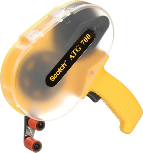 Miniatura 2 de Scotch ATG 700 aplicador de adhesivo, dispensa 1/2 y 3/4 de rollos ATG anchos, Paquete de 1, Amarillo, 1