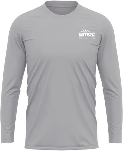 Miniatura 392 de Camisa deportiva de manga larga oficial de la NCAA Collegiate para hombre, con logotipo en el pecho izquierdo, colección Athletic Heather