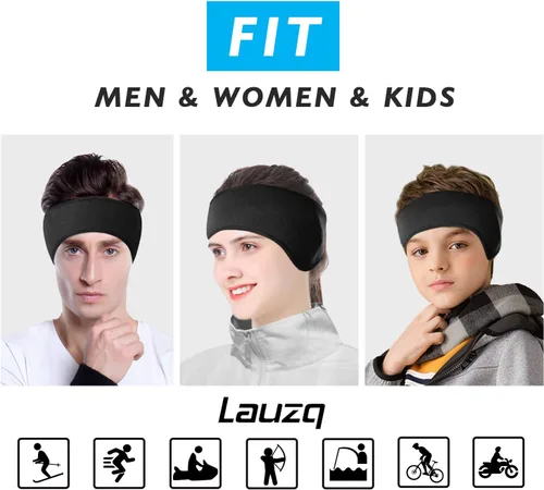 Miniatura 7 de Invierno de forro polar calentadores de orejas para hombres, mujeres, niños, esquí, correr, ciclismo