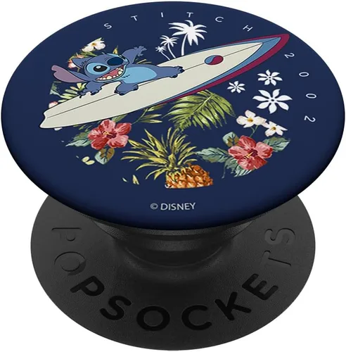 Miniatura 6 de Disney Lilo & Stitch Surfer Dude PopSockets MagSafe PopGrip para iPhone