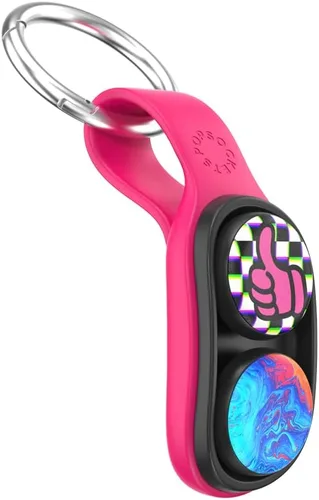 PopSockets PopPuck - Juguete magnético para adultos y niños, imán de truco, juguete sensorial para aliviar el estrés y concentrarse, color rosa punk