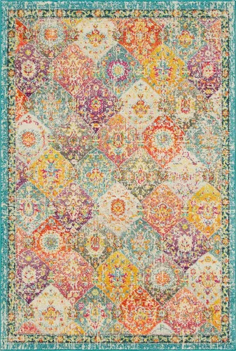 Miniatura 22 de Unique Loom Penrose Collection - Alfombra de área - Blake (2' 2" x 3' 1" Rectángulo, Verde/Beige)