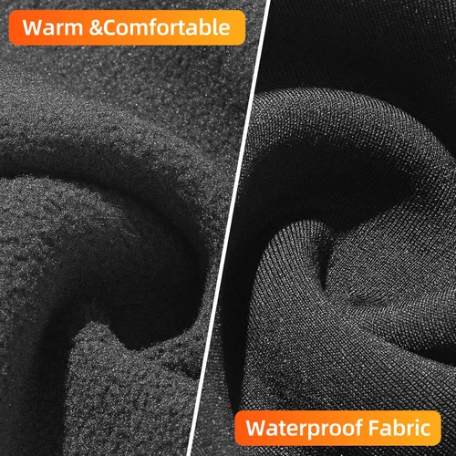 Miniatura 3 de ROCKBROS Pasamontañas de esquí con cremallera, cubierta completa de invierno, impermeable, para hombres y mujeres, capucha de forro polar
