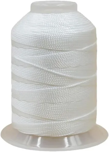 Miniatura 11 de Cuerda de seda torcida de poliéster de 0.039 in, 240 yardas, hilo de 3 capas para manualidades, macramé, colgantes, joyas, pulseras de la amistad