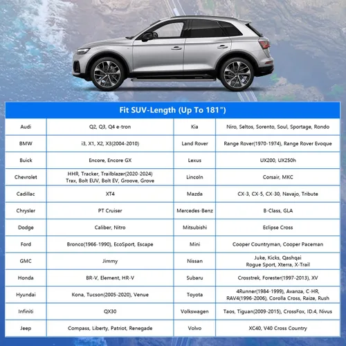 Miniatura 5 de GUNHYI - Cobertor impermeable para automóvil SUV, para todo tipo de clima, ajuste universal