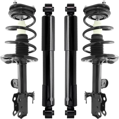 Miniatura 48 de Detroit Axle - Puntales y Amortiguadores para Chevy Traverse Buick Enclave GMC Acadia Saturn Outlook 2007-2012, 2 puntales delanteros con resorte