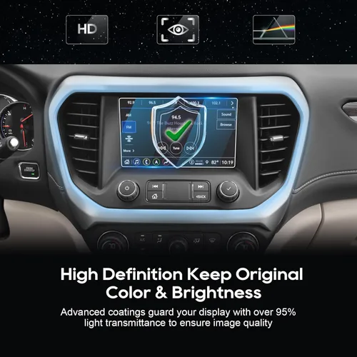 Miniatura 5 de LFOTPP 2017-2020 2021 2022 GMC Acadia IntelliLink - Protector de pantalla de navegación para automóvil IntelliLink de 8 pulgadas, pantalla de vidrio