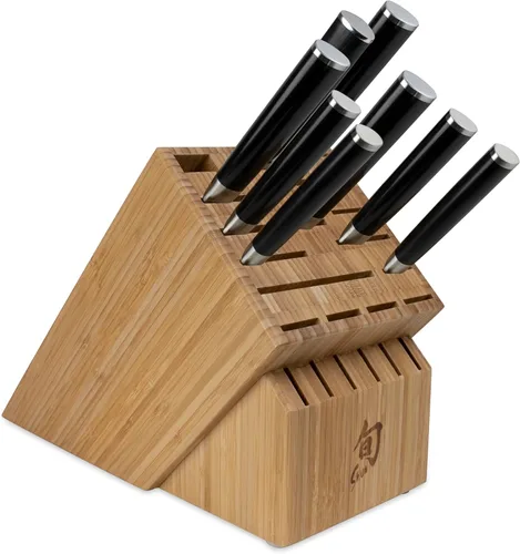 Miniatura 8 de Shun Juego clásico de 5 piezas de bloque delgado, incluye chef de 8 pulgadas, cuchillos de cocina de 3.5 pulgadas y 6 pulgadas, juego de bloques