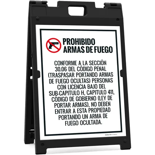 Miniatura 9 de Kit de letreros para acera española, 18 x 24 pulgadas, paneles de repuesto (paquete de 2) de plástico corrugado de 160 mil de grosor, fabricado