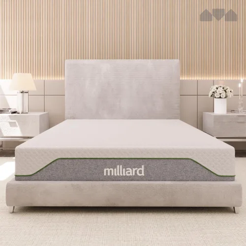 Miniatura 7 de Milliard Colchón de espuma viscoelástica de 10 pulgadas, tamaño Queen, alivia la presión, colchón de espuma viscoelástica firme, el mejor colchón